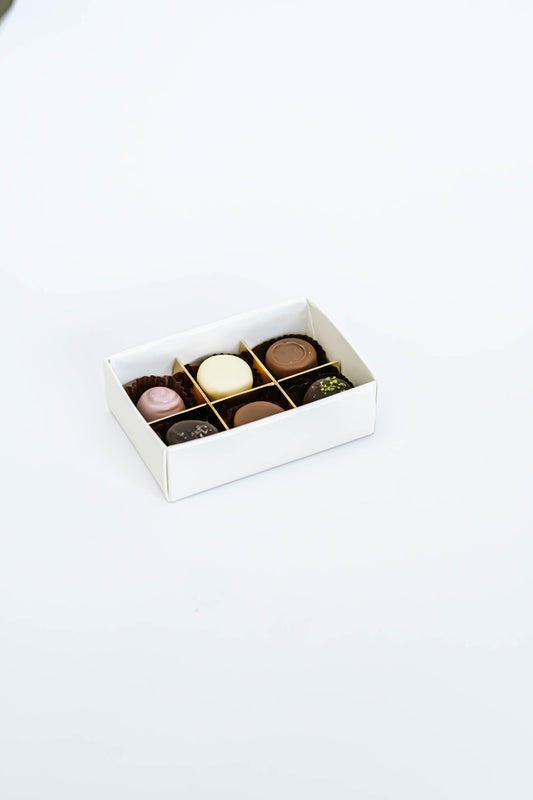 6 Pieces - Truffles Chocolate Boxes (build your box)